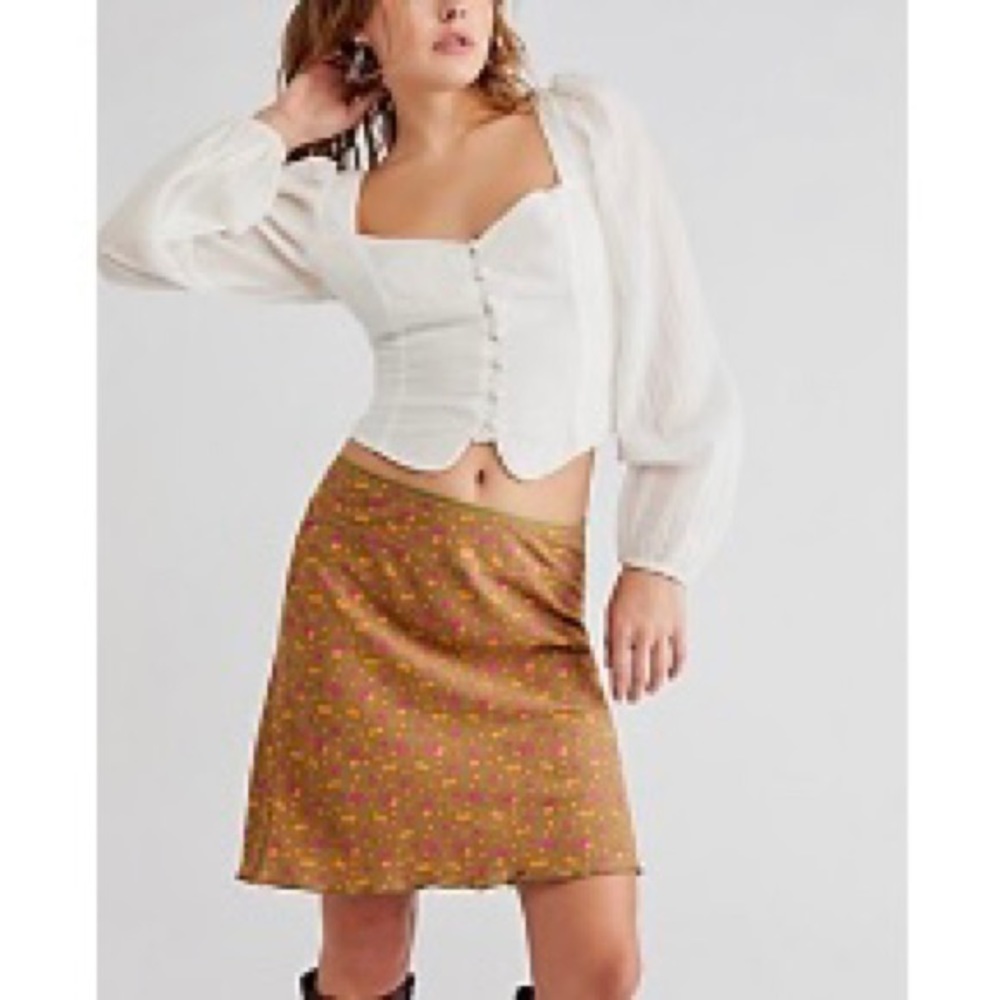 Free People IRL Mini Skirt